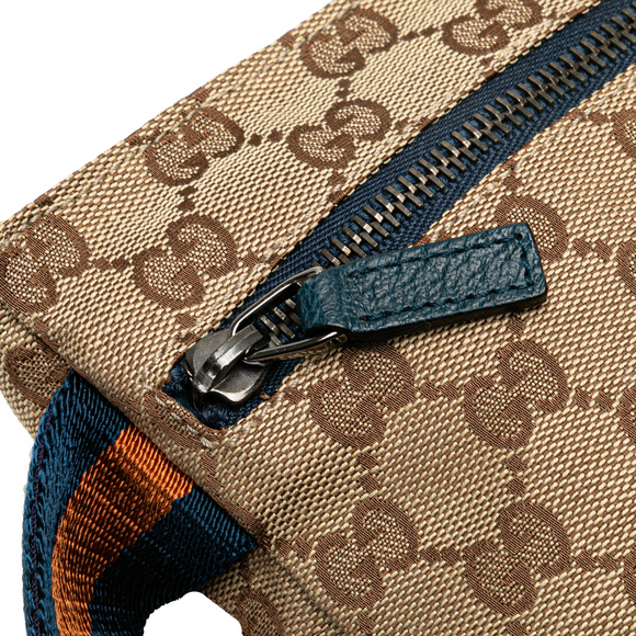 Pre-Loved Gucci GG Canvas Web Double Pocket Belt Bag - Picture 7 of 11